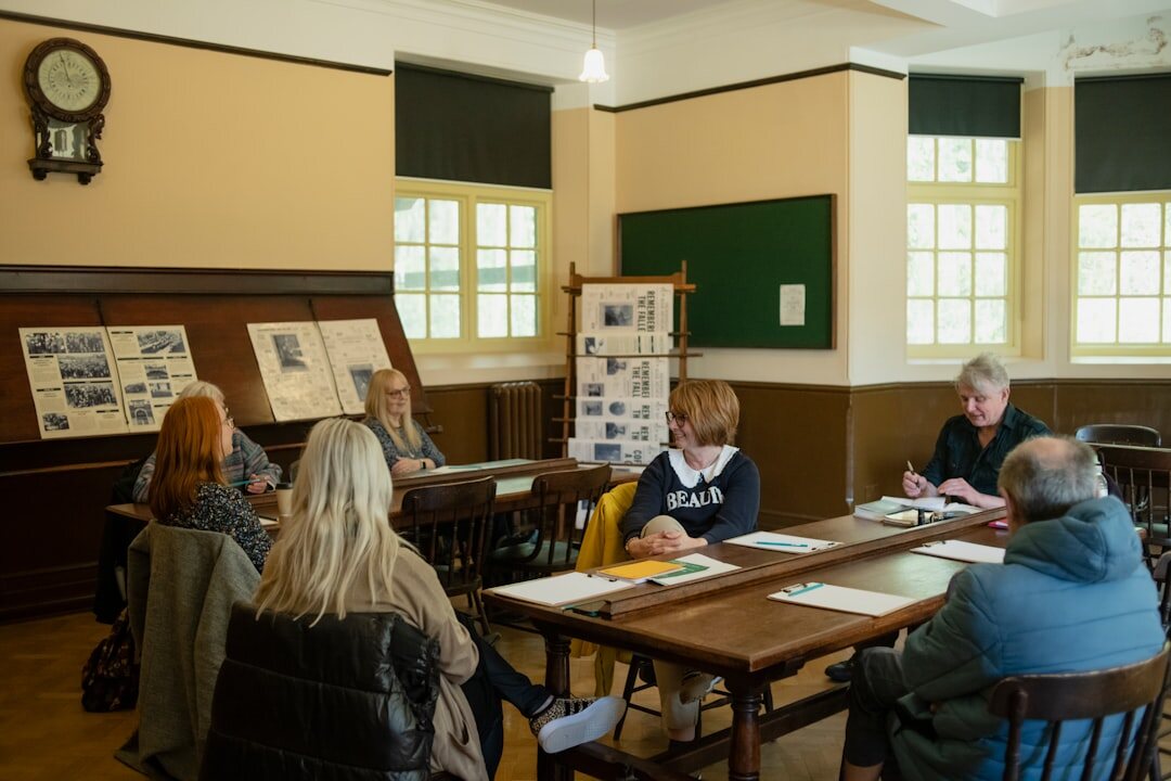 group discussion in workshop